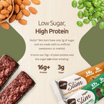 NuGo Slim Dark Chocolate Crunchy Peanut Butter Protein Bars, 24 Count