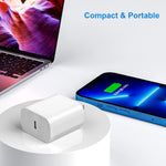 USB-C Charger Block for iPhone and iPad Charging Plug, 2-Pack Power Adapter