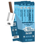 Grass Fed Beef Sticks, 20 Pack, 8g Protein, 90 Calories, Keto, Gluten Free, Sugar Free