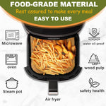 Air Fryer Liners Disposable 4QT/5QT for Chefman Air Fryer, 7.5 Inch 150Pcs Parchment Paper Liners for Chefman 4QT Compact Airfryer & TurboX 4-in-1 Air Fryer 5-Quart