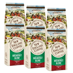 New England Coffee Decaffeinated Breakfast Blend Medium Roast Ground Coffee, 10oz Bag, 100% Arabica, Gluten Free, Kosher, Small Batch Roasted