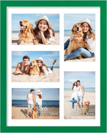 Vittanly 11x14 Collage Picture Frame, Displays 5Pcs 4x6 Pictures with Mat or 1Pcs 11x14 without Mat for Wall Mounting, Picture Frames Collage Wall Decor in Black, 1 Pack