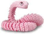 24in 3D Printed Snake Toys, Flexible 3D Printed Animal, Fidget ADHD Snake Toys, Perfect Desk Pet for Animal Collectors, Easter Basket Essentials, Easter Basket Stuffers