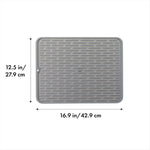 Large Silicone Drying Mat for Air Drying Hand-Washed Dishes and Cookware