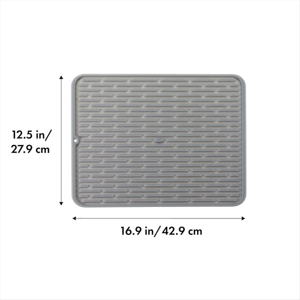Large Silicone Drying Mat for Air Drying Hand-Washed Dishes and Cookware