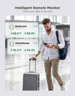 GoveeLife 2.0 WiFi Hygrometer Thermometer 6 Pack, Smart Humidity Temperature Sensor with App Notifications, Temperature Humidity for Bedroom, Wine Cellar, Basements（Only Support 2.4G Wi-Fi）