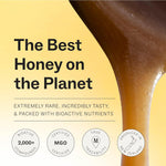 Manukora Raw Manuka Honey MGO 50+ 250g, New Zealand, Superfood, Non-GMO, 3rd-Party Tested, 2000+ Compounds