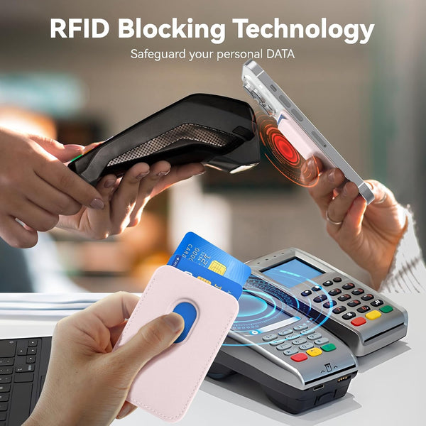 Magnetic wallet for iPhone and other smartphones with RFID blocking technology