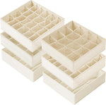 3 Pack Sock Underwear Drawer Organizer Dividers for Closet Storage