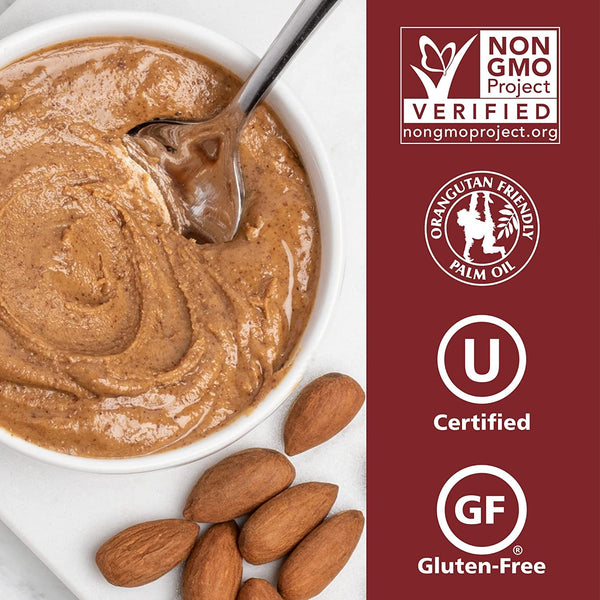 Justins Classic Almond Butter, Gluten-free, Non-GMO, Keto-friendly, 16 Ounce Jar, Pack of 1
