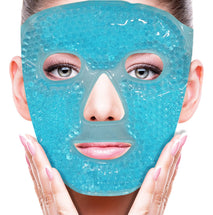 znöcuetöd blue cold face eye mask ice pack for facial puff, dark circles and skin care