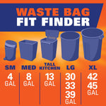 Hefty Ultra Strong 30 Gallon Trash Bags with Fabuloso Scent