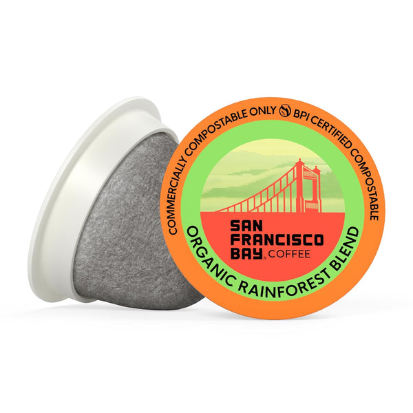 San Francisco Bay Organic Rainforest Blend K-Cup Coffee Pods, 80 count, Medium-Dark Roast