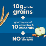 Nutri-Grain Breakfast Bars, 10g Whole Grains, 48 Count, Apple Cinnamon