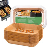 Air Fryer Liners Disposable for CHEFMAN Air Fryer 9 Qt, Power XL Air Fryer Liners, 6 qt 8QT Air Fyrer Liners, 9.5 inch Parchment Paper Liners for 10 Qt 12-Quart Air Fryer Oven