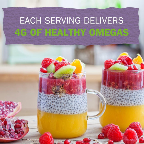 Garden of Life Raw Organics 100% Organic Chia Seeds for Smoothies and Pudding, Whole Seed Foods with Omega 3 Superfood, 28 Servings