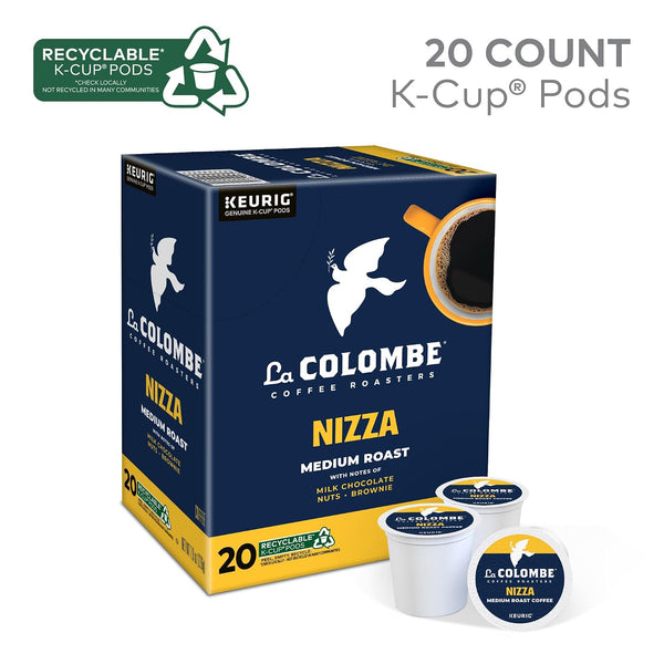 La Colombe Coffee Pods Nizza Medium Roast 7.9 Ounce Keurig K-Cup Compatible