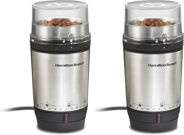 Hamilton Beach Custom Grind Electric Coffee Grinder for 4-14 Cups