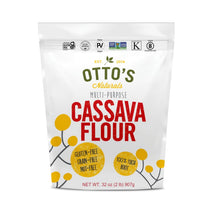 otto's naturals 2lb cassava flour non-gmo gluten-free grain-free 1-to-1 wheat flour alternative