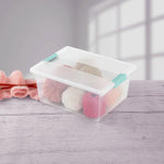 Sterilite 4-Pack Large Stackable Plastic Storage Bins with Latching Lids