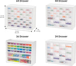 24-Drawer Plastic Storage Organizer for Small Parts and Tools
