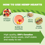 Manitoba Harvest Organic Hemp Seeds, 18oz, 10g Plant Based Protein and 12g Omega 3 & 6 per Serving, Smoothies and Salads