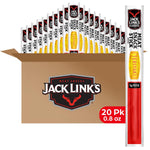 Jack Link's Classics Original Jerky Sticks, 20 Count, 0.8 oz Sticks, Made with Beef and Pork