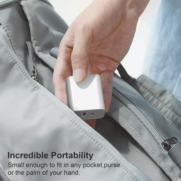 [4 Pack] USB C Charger Block Charging Block Type C Charger 20W Wall Chargers for iPhone Air/17/17 Plus/17 Pro/17 Max/16/16 Plus/16 Pro Max/15/15 Pro Max/14/13/12/Samsung/Android