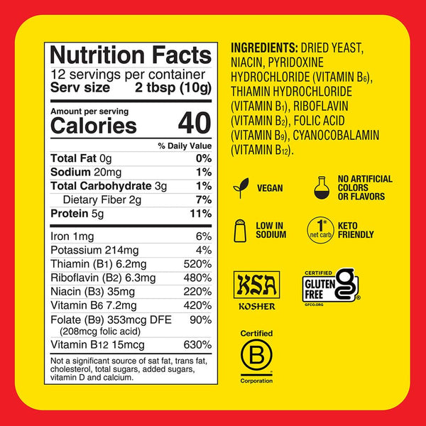 Bragg Premium Nutritional Yeast Seasoning 4.5 Ounce with Possible Varying Packaging