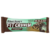 FITCRUNCH Snack Size Protein Bars, 6-Layer Baked, 18 Bars, Mint Chocolate Chip