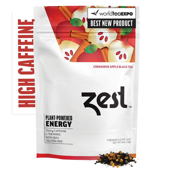 Blue Lady Passion Fruit Black Tea Energy Tea Bags with 150mg Caffeine