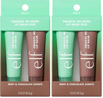 e.l.f. Squeeze Me More Lip Balm Duo, 2-Count, Mango and Watermelon, Vegan, Cruelty-Free, Hyaluronic Acid