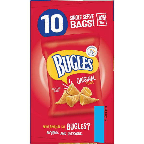 Bugles Original Crispy Corn Snacks Multipack 10 Ct 8.75 oz