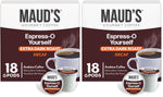 Maud's Decaf Dark Roast Coffee Pods, 100 count, Compatible with Keurig K Cups Maker