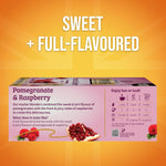 Twinings Pomegranate & Raspberry Herbal Tea Individually Wrapped Bags, 100 Count, Naturally Caffeine-Free