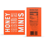 Nate's Honey Minis - Single-Serve 100% Pure, Raw & Unfiltered Honey - 0.49oz Packets, 20ct Box