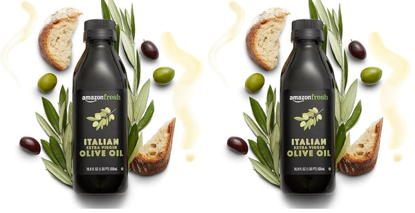 Amazon Fresh, Mediterranean Extra Virgin Olive Oil, 16.9 Fl Oz