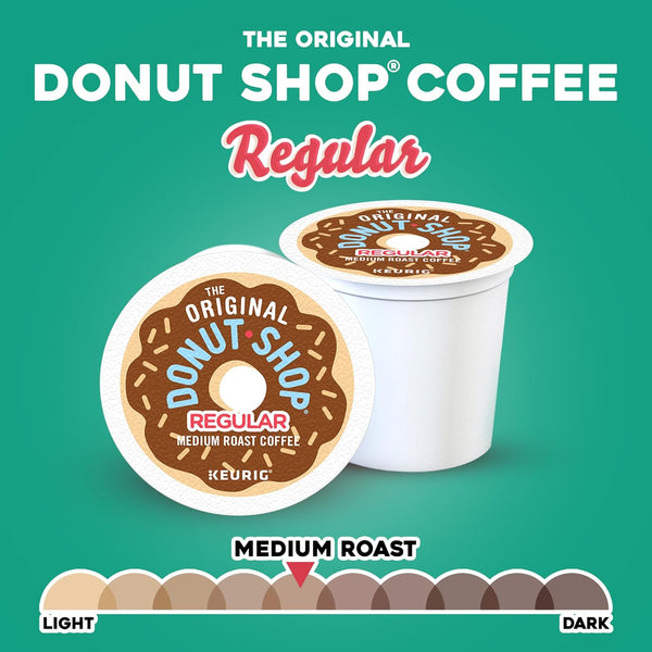 Original Donut Shop Keurig Medium Roast K-Cup Pods, 72 Count, Kosher Certified