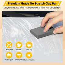 Car clay bar 4 pack 400g premium grade detailing cleaner kit no scratch magic clays bars for auto SUV RV truck