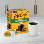 McCafe Cafe Styles of Latin America Cafe de Olla coffee pods, 20 count, dark roast, Arabica beans, kosher, recyclable