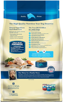 blue buffalo life protection formula adult dry dog food, 5-lb bag, chicken & brown rice recipe