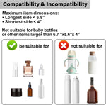 Clear Stackable Acrylic Drawer Makeup Organizer Set of 2