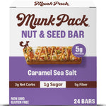 Munk Pack Coconut Almond Dark Chocolate Nut Bars, 12 Count, Gluten Free, Keto, Low Carb, 5g Fiber, Plant Protein