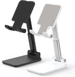 Adjustable Cell Phone Stand for Desk, Foldable and Portable, Compatible with All Mobile Phones and 4-8 Inch Devices