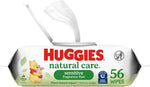 Huggies Natural Care Sensitive Baby Wipes, Unscented, Hypoallergenic, 6 Flip-Top Packs (288 Wipes Total)