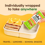 Once Again Peanut Butter Crackers Graham Sandwiches - Gluten Free Graham Crackers with Organic Peanut Butter Filling - Vegan, Organic Snacks for Kids - Lunch Snacks Individually Wrapped, 8 Count