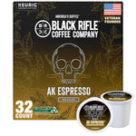 Black Rifle Coffee Company AK Espresso, 50 Count, Medium Roast K Cups