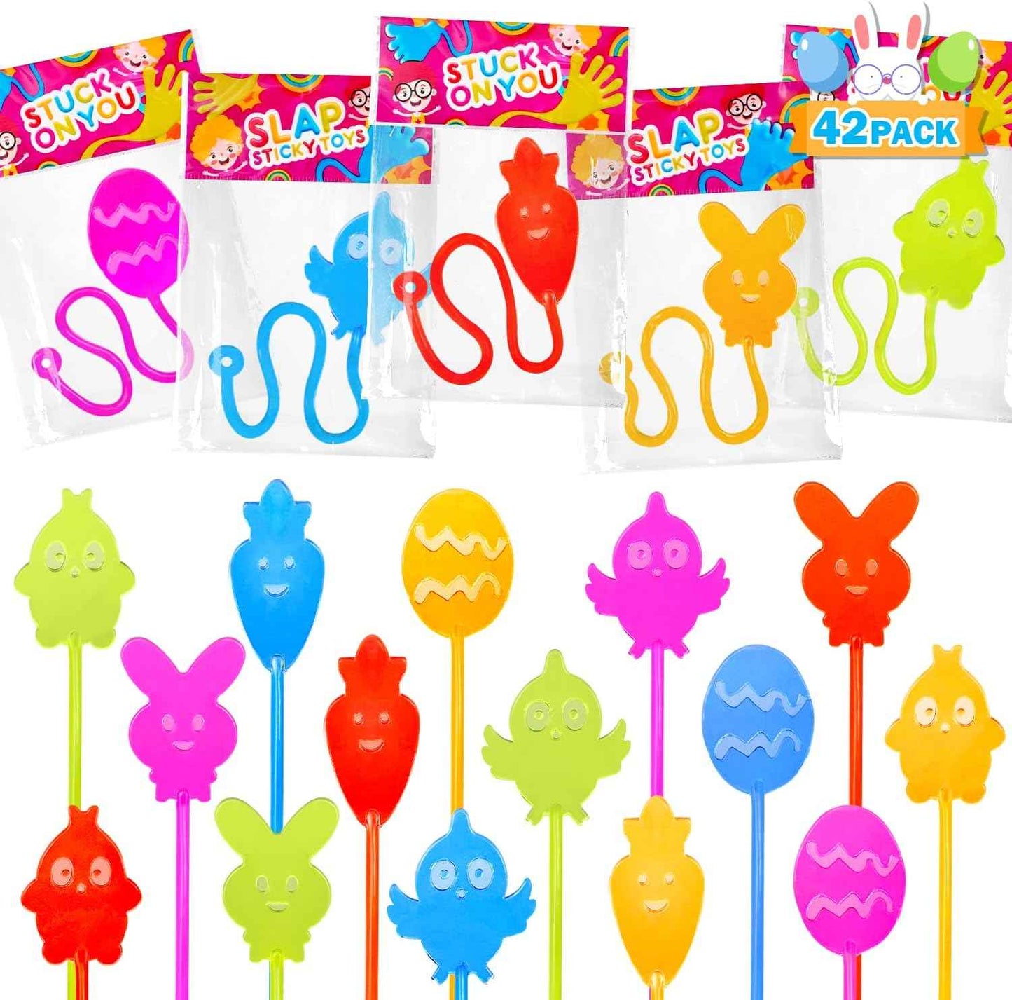Christmas Sticky Hands Party Favors for Kids 20 PCS, Xmas Toys Gifts Goody Bag Stocking Stuffers for Toddlers, Christmas Pinata Non Candy Treat Bag Fillers, Holiday School Prize Trinkets for Students
