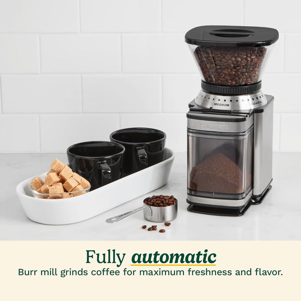 Cuisinart Electric One-Touch Automatic Burr Coffee Grinder with 18-Position Grind Selector