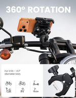 Lamicall Motorcycle Bike Phone Mount - [Upgrade Vibration Dampener] [Camera Friendly] Bike Phone Holder Handlebar Clamp, Bicycle Cell Phone Mount, iPhone 17 16 Pro Max, Galaxy S25 Ultra, 6-7.2" Phones